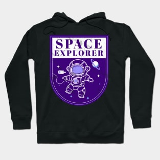 Space Explorer vintage style Hoodie